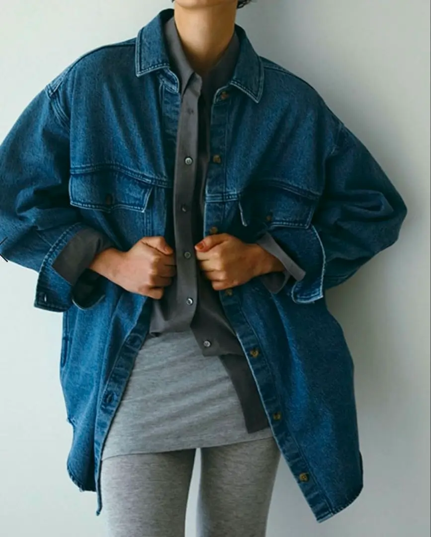 未使用品　EDWIN×ETRE TOKYOデニムシャツジャケット　INDIGO 2025年最新】edwin etre tokyoデニムシャツジャケットの人気