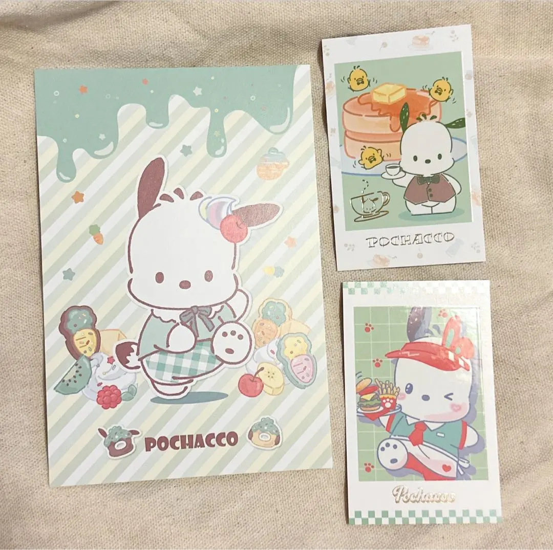 Thumbnail of Sanrio Photo Card Collection Gum Postcard Gum Pochacco