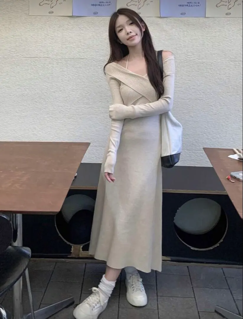 Thumbnail of SHEIN knit long dress