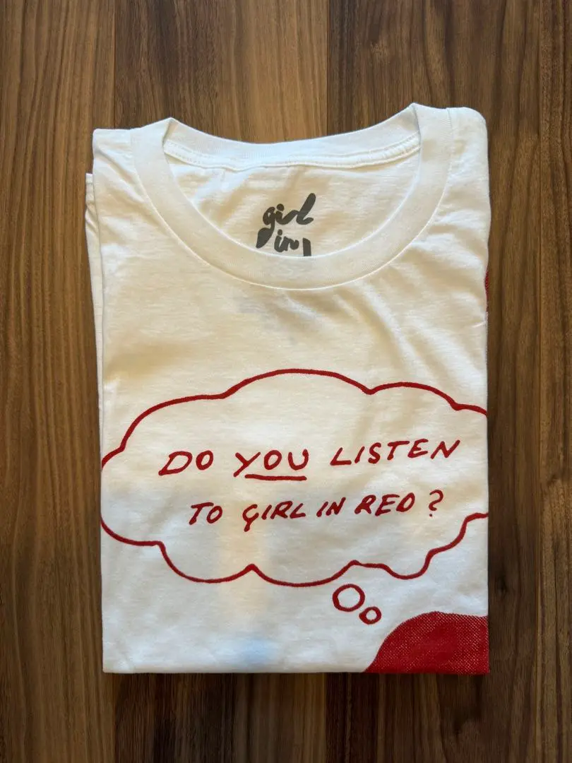 GIRL IN REDガールインレッド Tシャツ フジロック会場限定 新品未使用 2025年最新】girl in red tシャツの人気アイテム - メルカリ