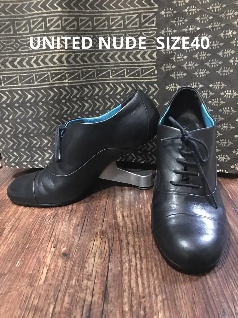 新品ユナイテッドヌードjamie cobalt ローファー(ブルー)36