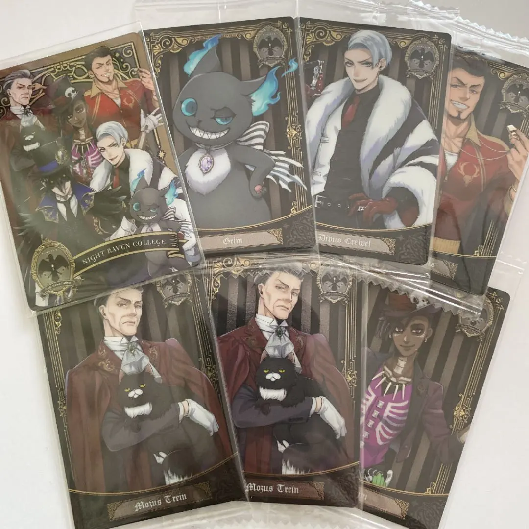 Thumbnail of Twisted Wonderland, Grim, Crewel, Vargas, Trein, Sam, wafer, metal card