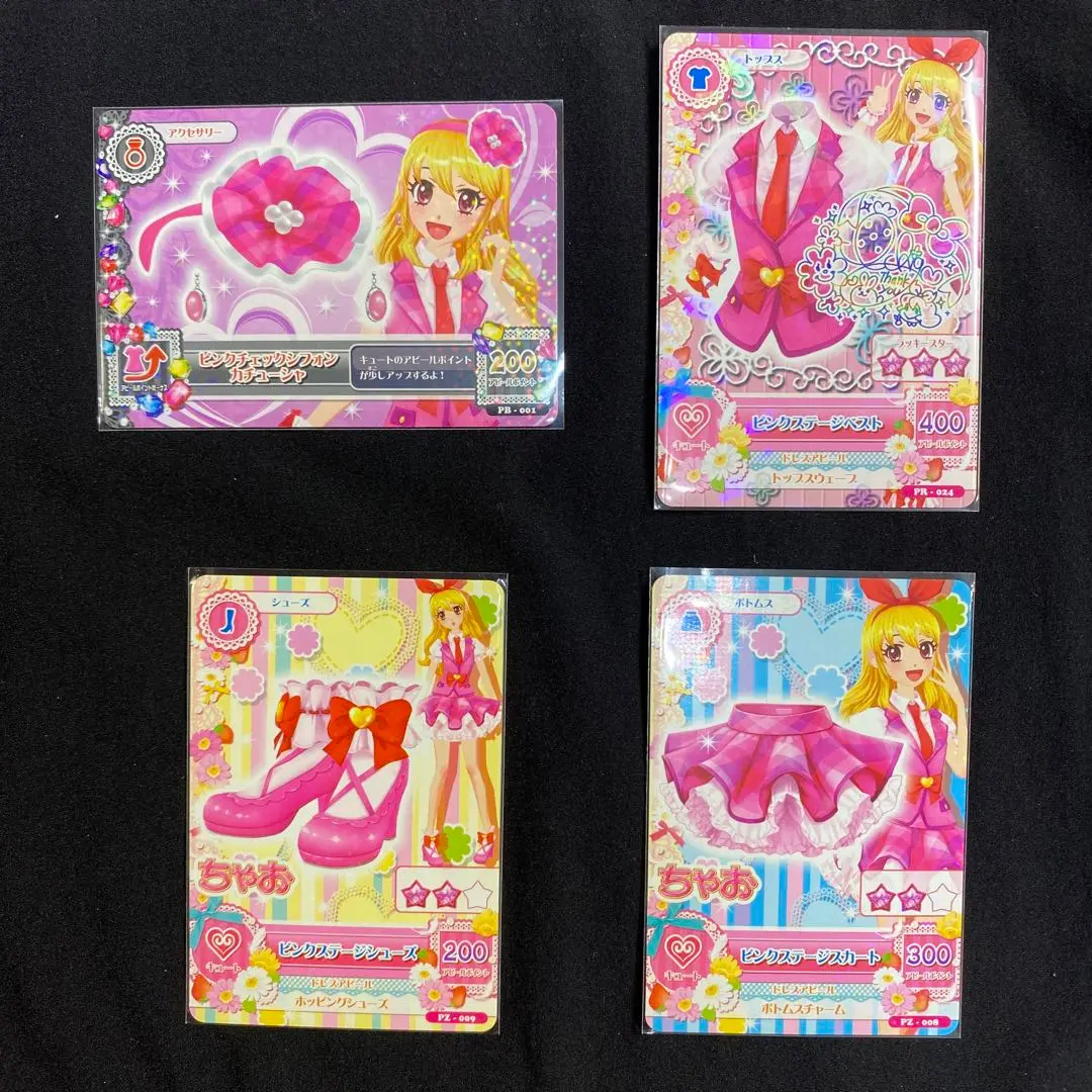2025年最新】ピンクチェックシフォンカチューシャ アイカツの