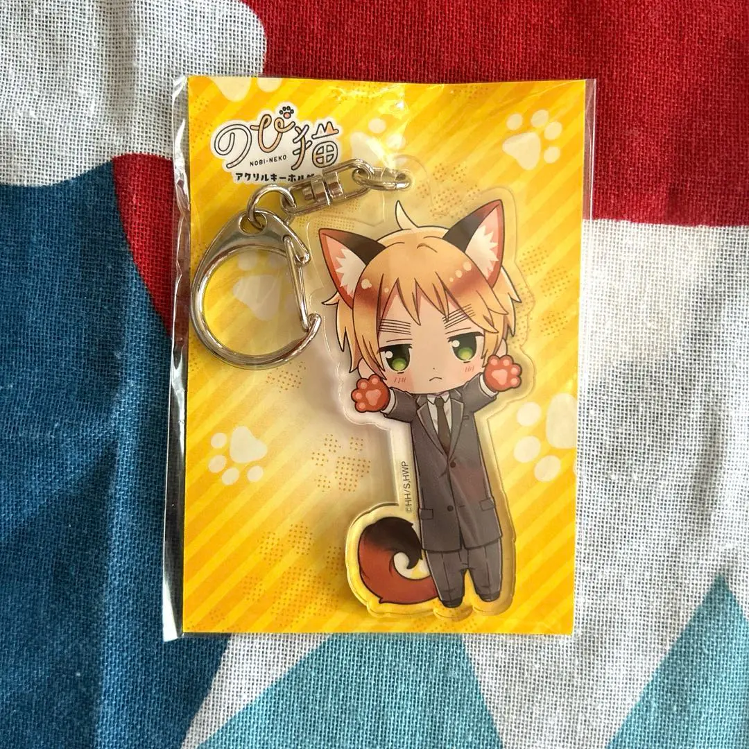 Thumbnail of Hetalia World★Stars Nobi Neko Acrylic Keyholder - England