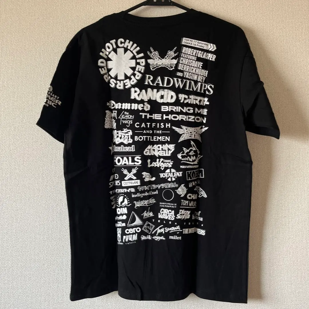 【美品】サマソニ2019レッチリ白Tシャツ Sサイズ 美品】サマソニ2019レッチリ白Tシャツ Sサイズ（81.3 FM J-WAVE