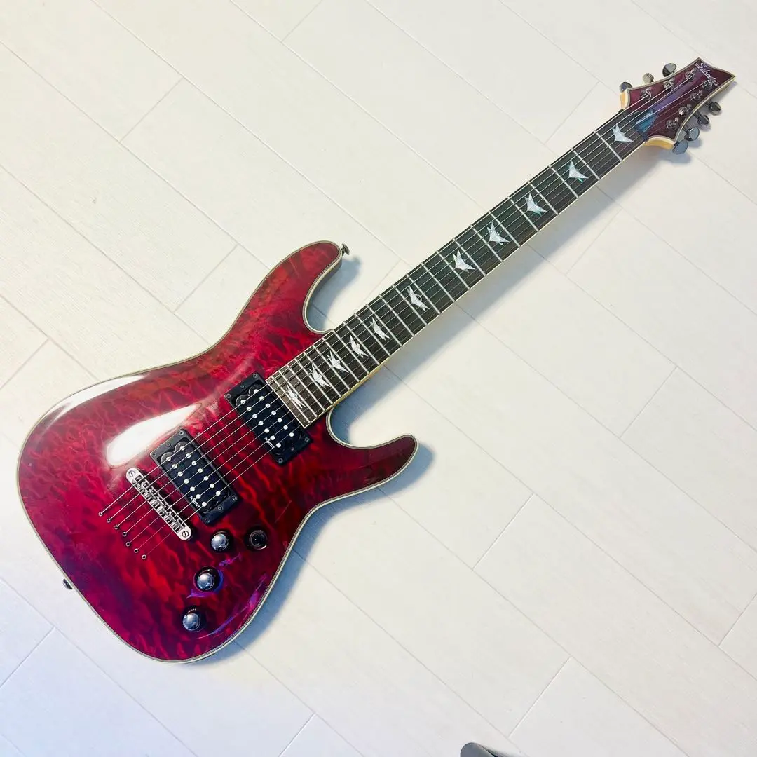 シェクター　SCHECTER OMEN 7弦　訳あり　お盆限定価格 Schecter Guitar Research OMEN-7 Electric Guitar Satin Walnut