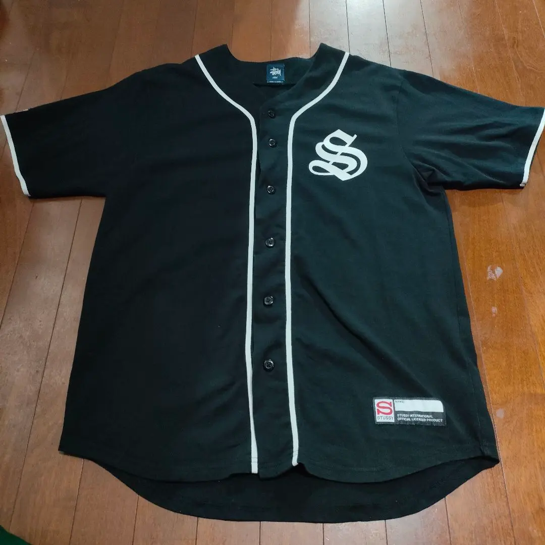 Thumbnail of Stussy Baseball Shirt - Black - Size L