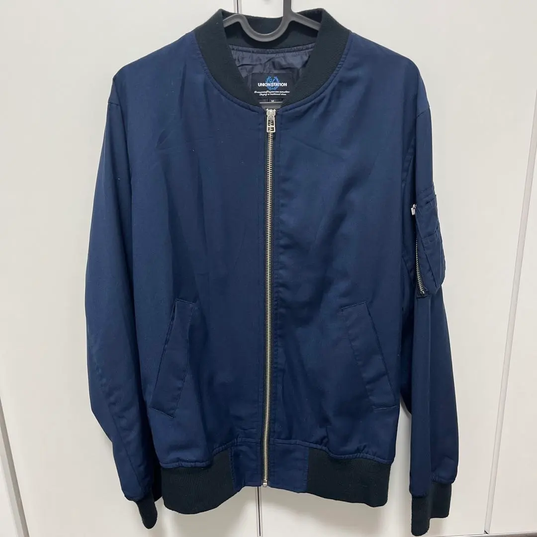Thumbnail of UNION STATION MA-1 Flight Jacket M Navy Men's