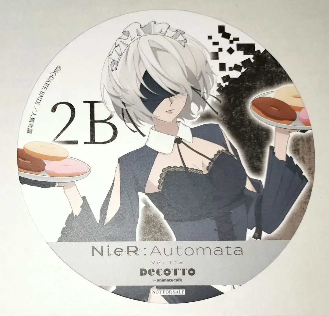 ニーアオートマタ　アニメイトカフェ　2B アクリルスタンド　未開封 NieR:Automata Ver1.1a × デコット 2Bと9Sの描き下ろしイラスト登場!