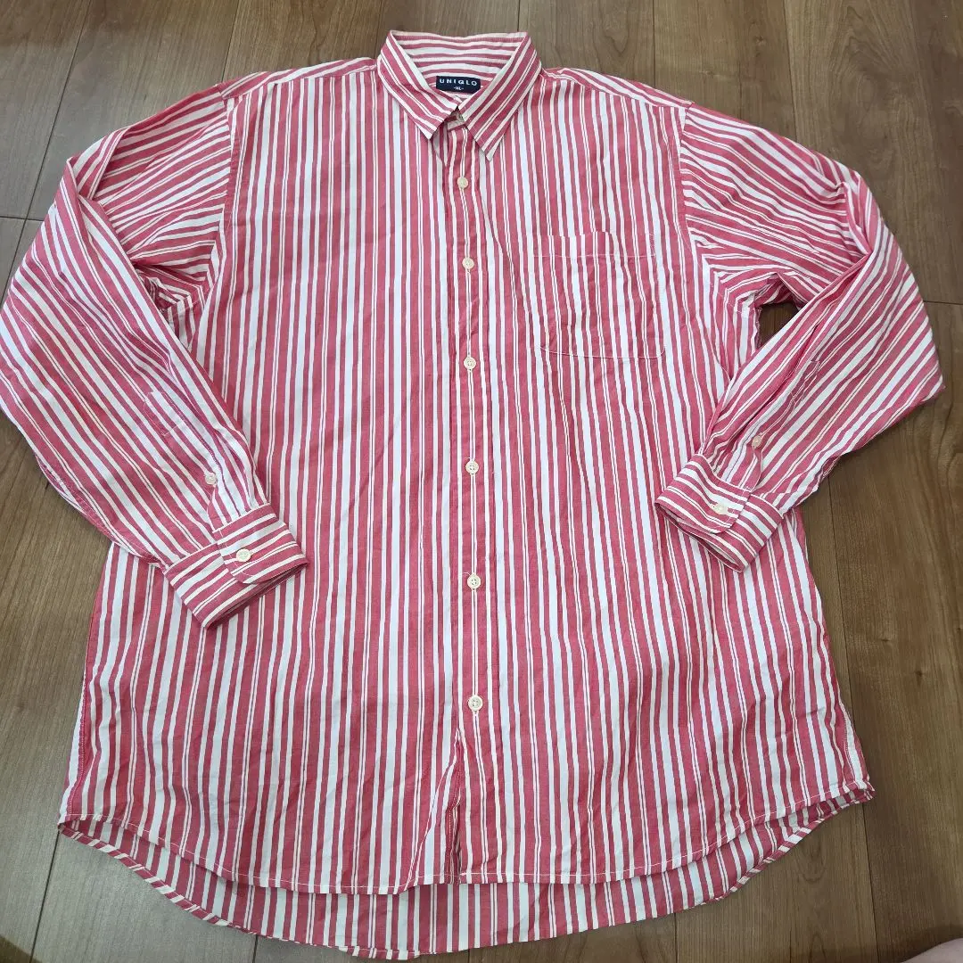 Thumbnail of Rare OLD UNIQLO Old Uniqlo Striped Shirt XL
