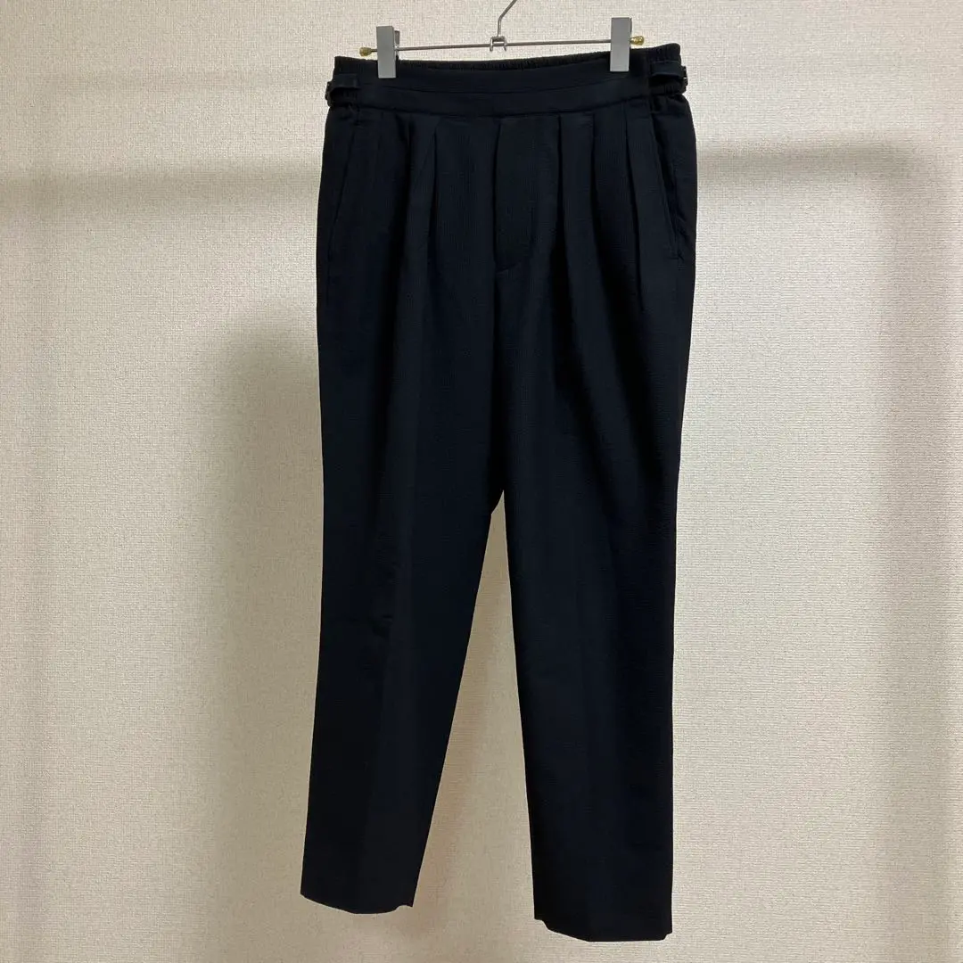 「美品」YASHIKI SAYATOMO ハカマテーパードスラックス　サイズ1 美品」YASHIKI SAYATOMO ハカマテーパードスラックス サイズ1