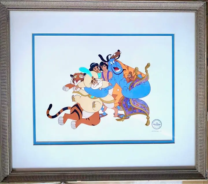 ディズニー　アラジンの原画とセル画のセット　証明書付き 2025年最新】アラジン セル画の人気アイテム - メルカリ
