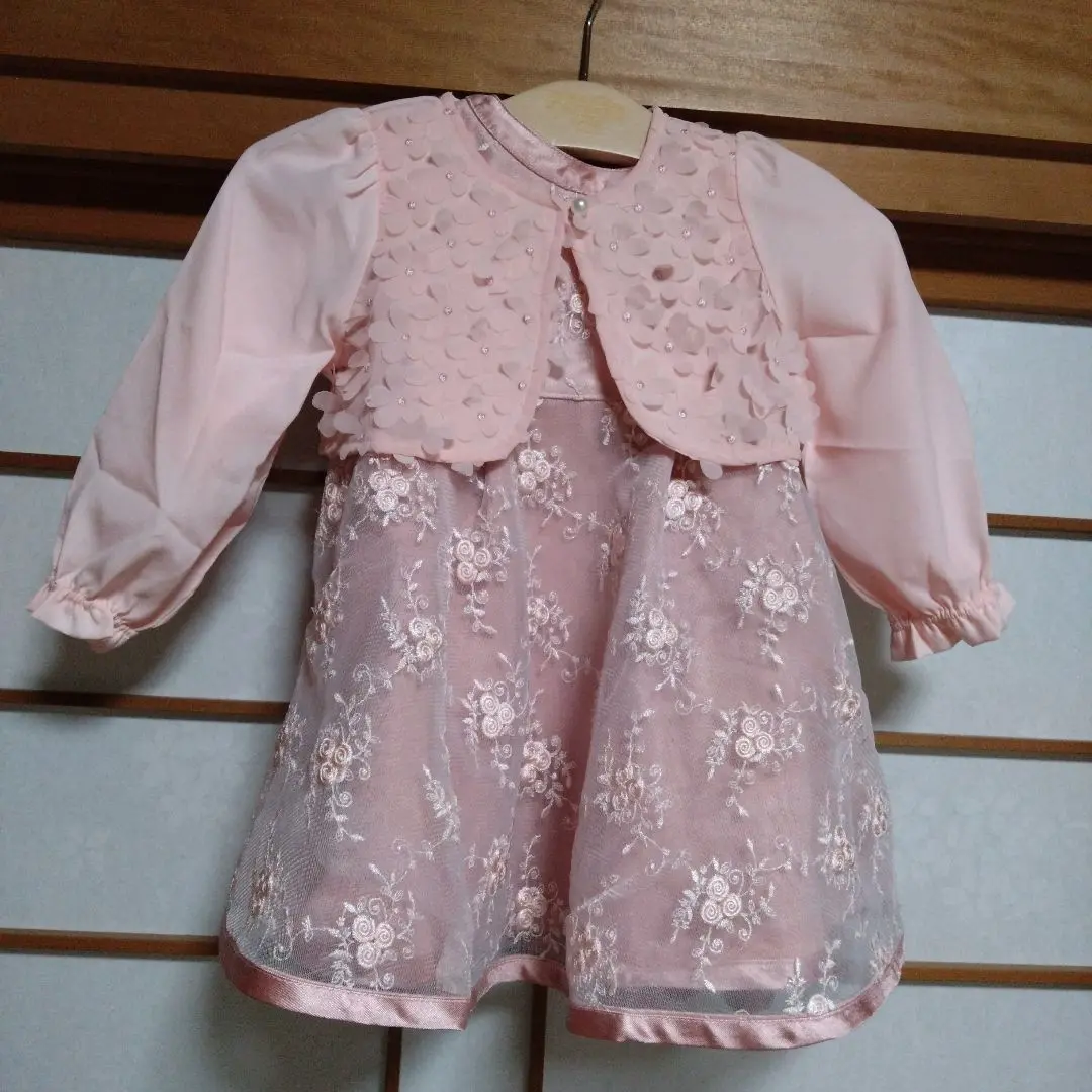【新品タグ付】90cm ShirleyTemple babyベビードレス　ピンク 2025年最新】シャーリーテンプル ベビードレスの人気アイテム
