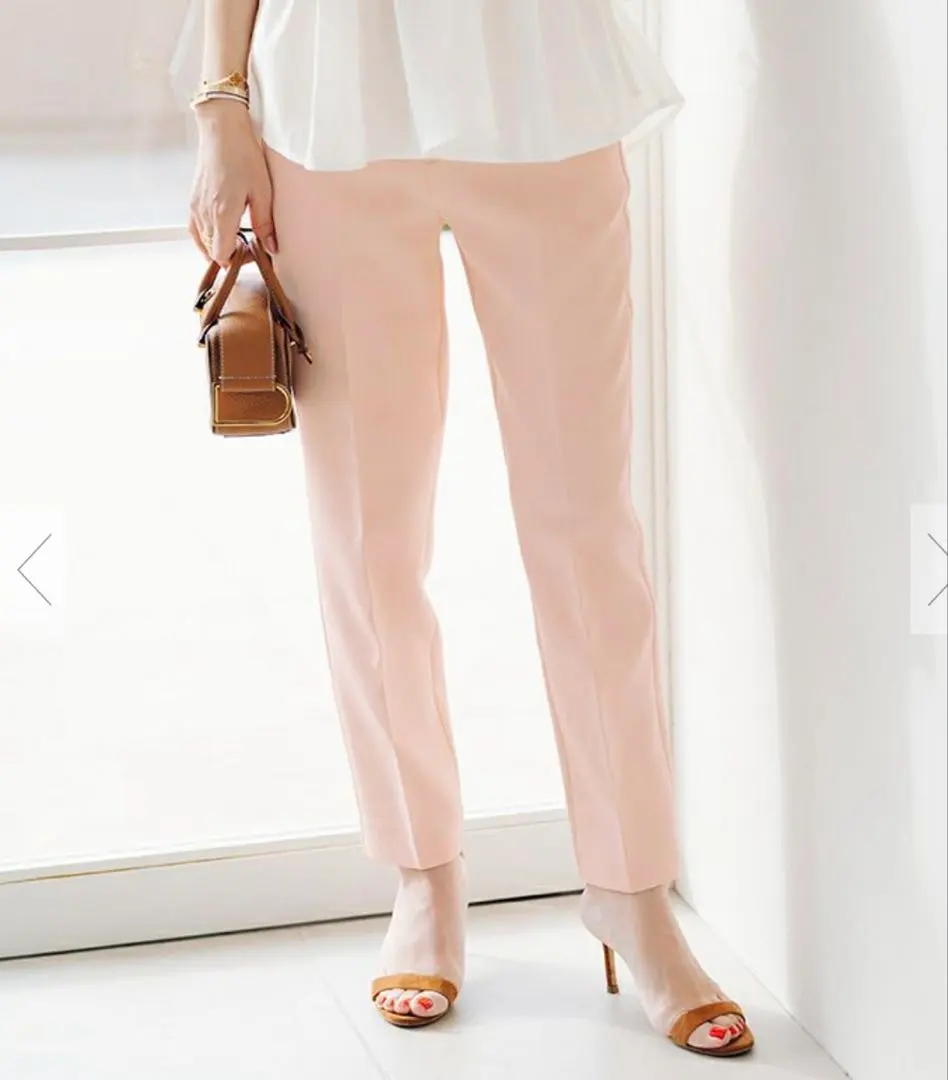 Thumbnail of ur's Yours High Waist Pants L Pink Hoshi Reina With Tags