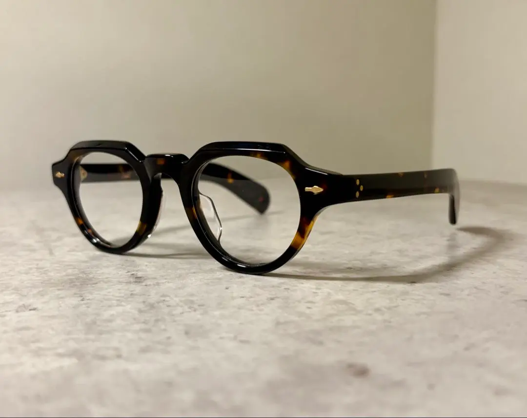 Thumbnail of Brown demi crown pantos eyeglasses frame acetate date glasses sunglasses
