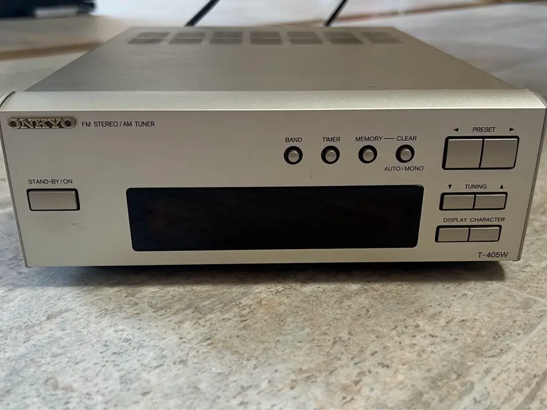 【良品】 ONKYO T-405W A-905 FM/AMチューナー　アンプ 2025年最新】ONKYO T-405Wの人気アイテム - メルカリ