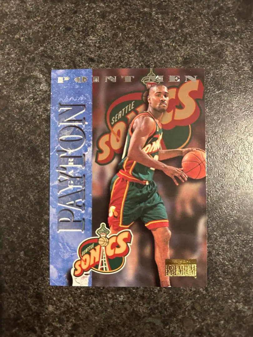 ゲイリー・ペイトン　シアトル・ソニックス サイン入りバスケットボール 2025年最新】nba スーパーソニックス ゲイリー・ペイトンの人気