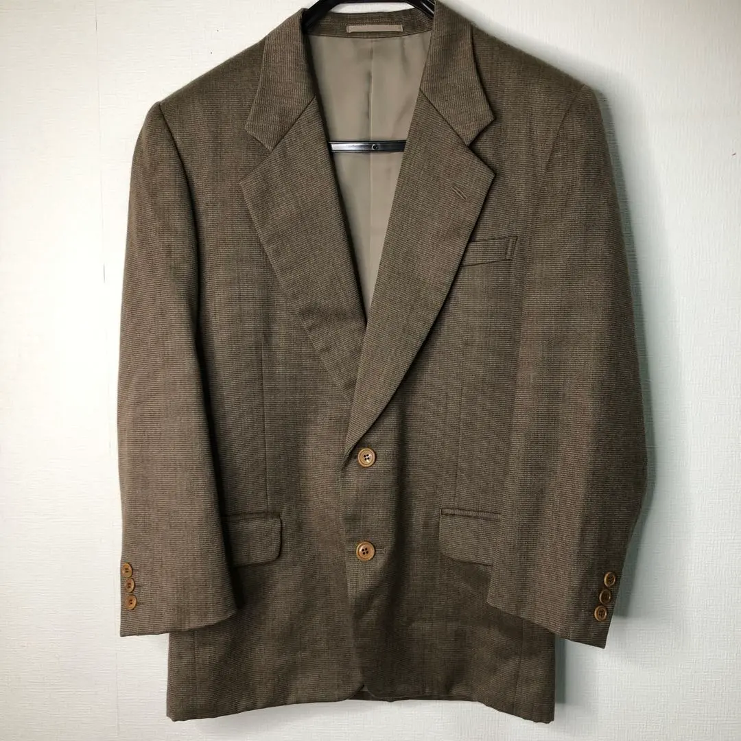 Thumbnail of Vintage Tailored Jacket Brown S size 100% Wool