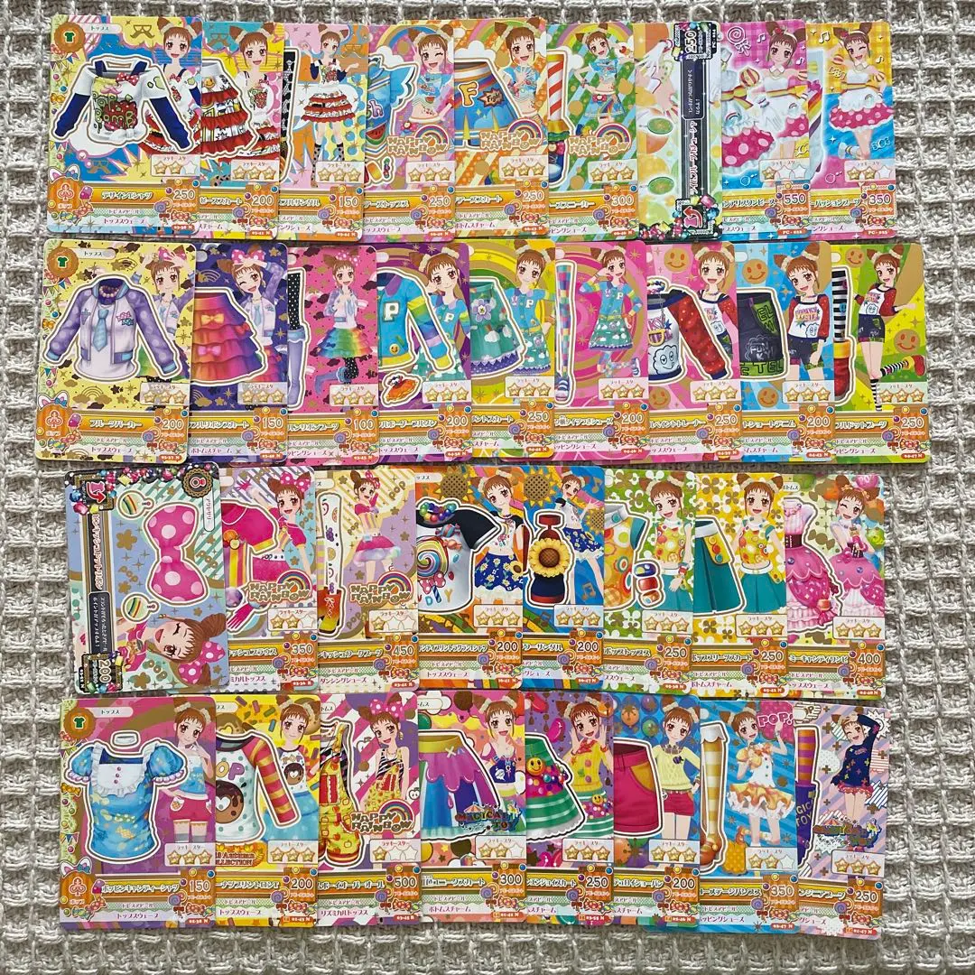 Thumbnail of Aikatsu Cards Otome Arisugawa Lot of 34