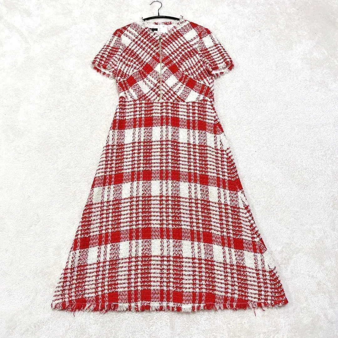 Thumbnail of Excellent Condition ◇ ESCADA Long Dress Tweed Check 38