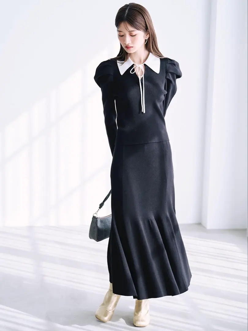 Lily Brown♡美人魚下擺針織套裝 的縮圖