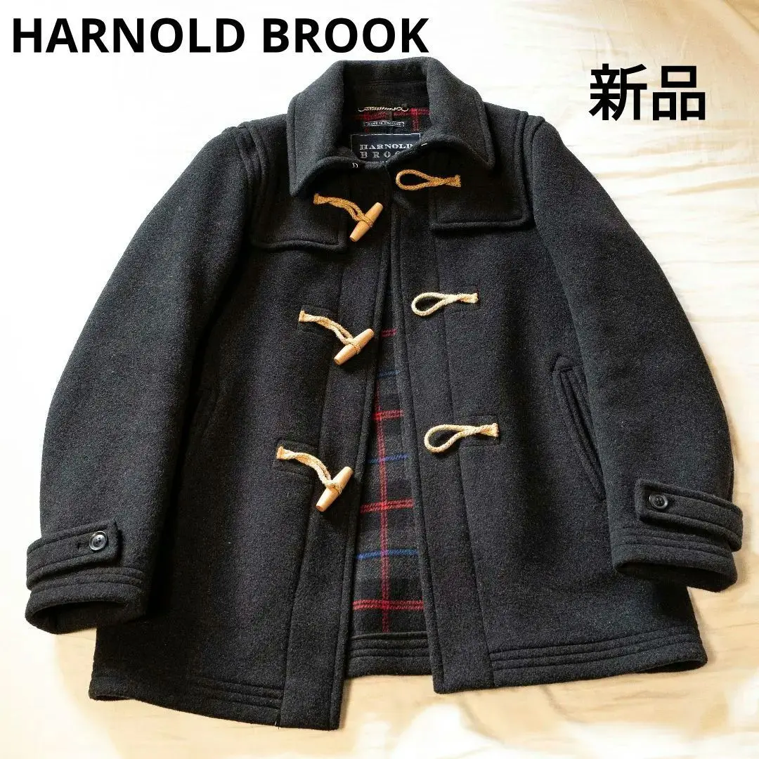 HARNOLD BROOKメンズダッフルコート　38 英国製 HARNOLD BLOOKアーノルドブルック 英国製 ダッフルコート