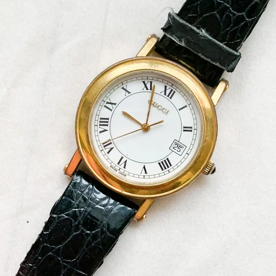GUCCI グッチ デイト付 7200M 外.内箱 メンズ 稼働品 クォーツ