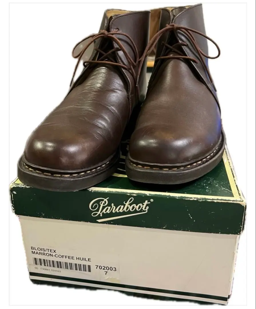 Paraboot ブロア　BLOIS MARRON NUB boys別注　7 Paraboot ブロアBLOIS MARRON NUB boys別注7