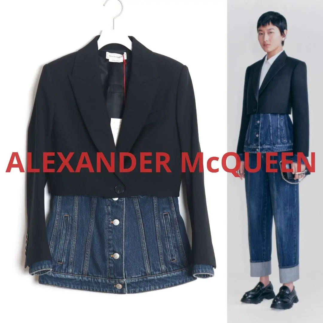 CLANE クラネ　DAD CROPPED TAILORED JACKET セール】DAD CROPPED TAILORED JACKET（テーラードジャケット