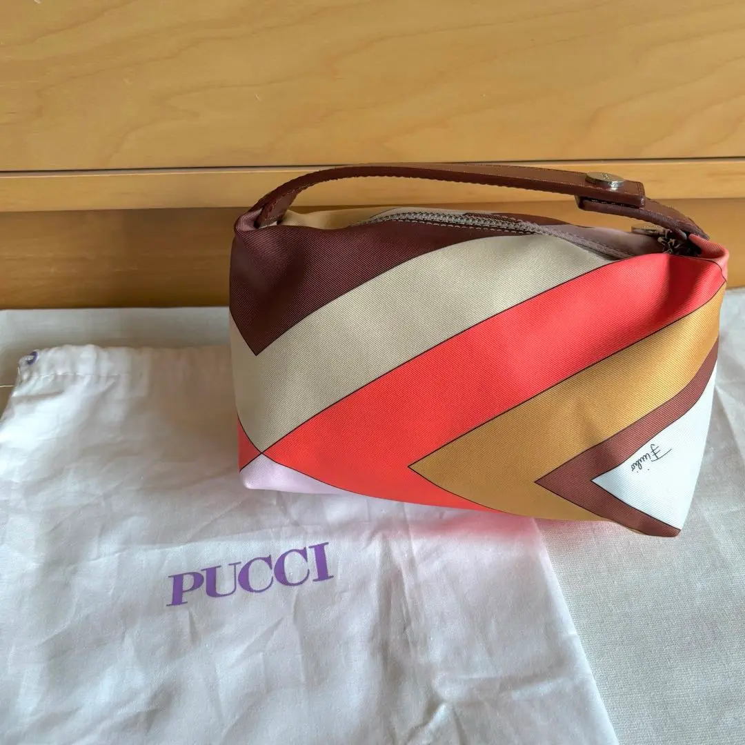 未使用品　エミリオプッチ ミニハンドバッグ　ポーチ バニティ EMILIO PUCCI - 再値下げ 美品 エミリオプッチ ミニバッグ