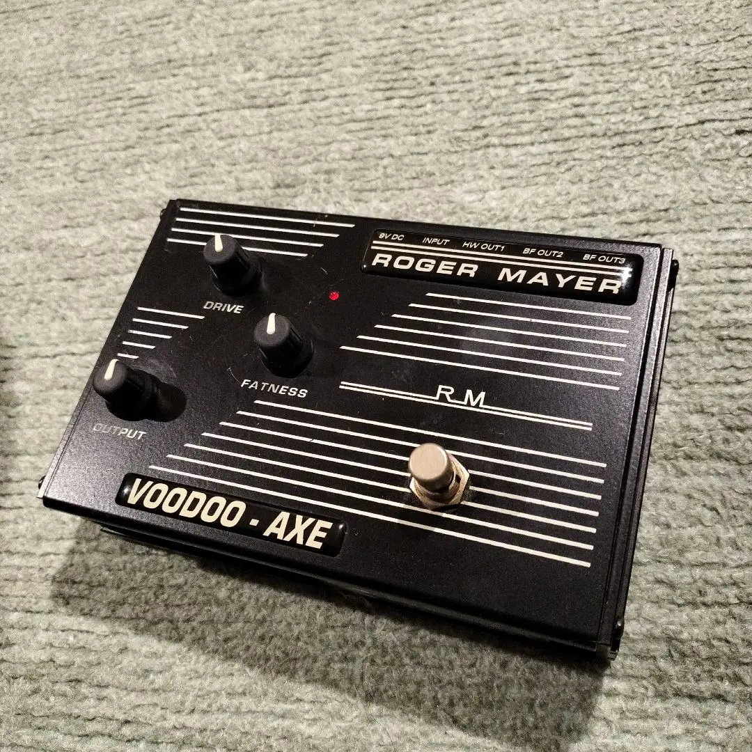 Roger Mayer voodoo-axe 箱、マニュアル付属 Roger Mayer voodoo-axe 箱、マニュアル付属
