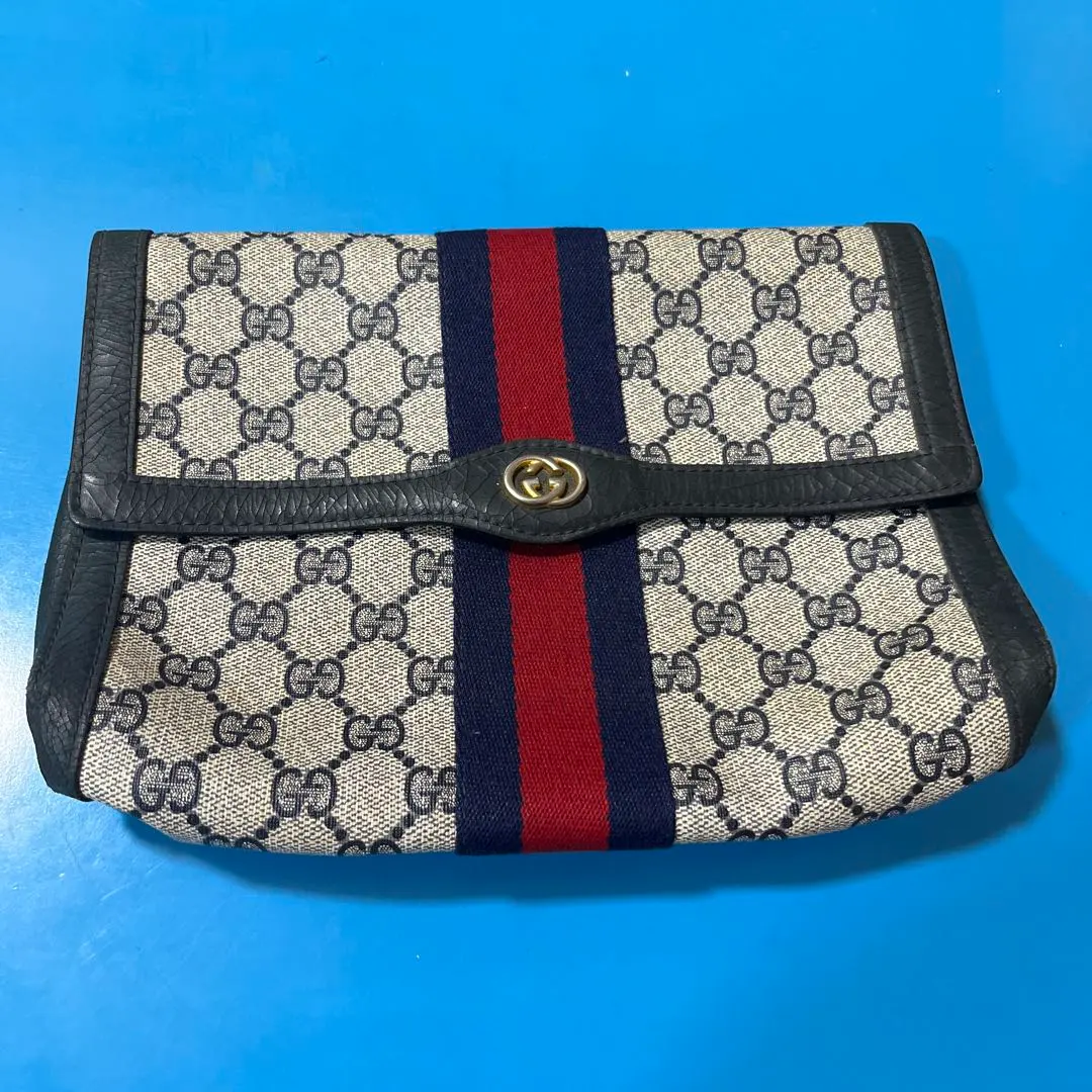 古馳 GG 字母組合 手拿包 的縮圖