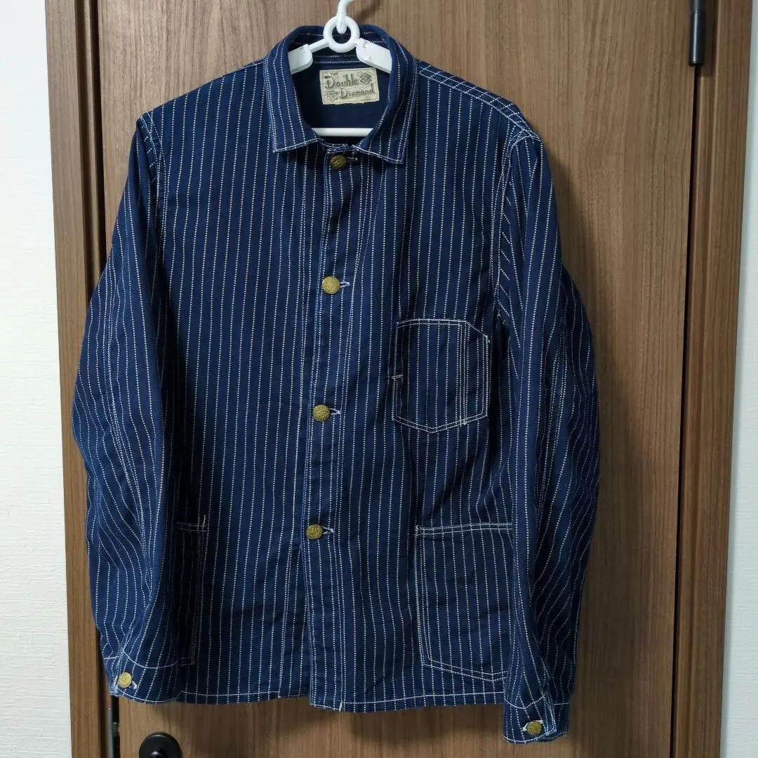旧リアルマッコイズ 【ジョーマッコイ】ブランケット付カバーオールsize38 リアルマッコイズ 8HOUR UNION ライニング付カバーオール サイズ
