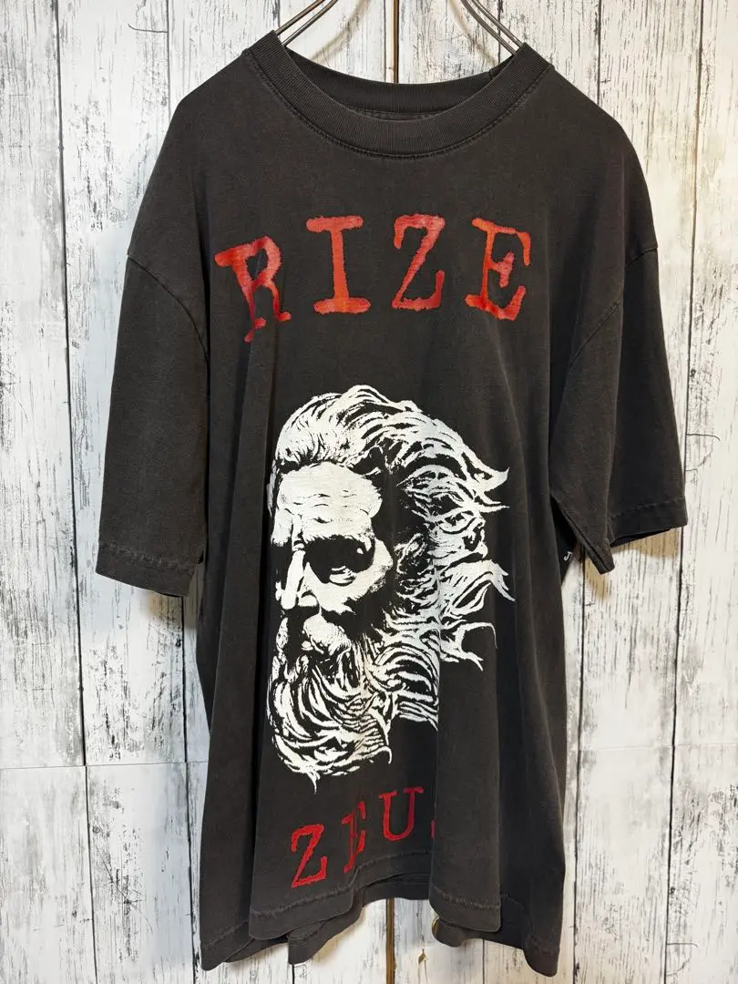 SKULL ZEUS TEE ゼウス RIZE Tシャツ　XL ライズ　雷図 SKULL ZEUS TEE ゼウス RIZE Tシャツ XL ライズ 雷図 - メルカリ