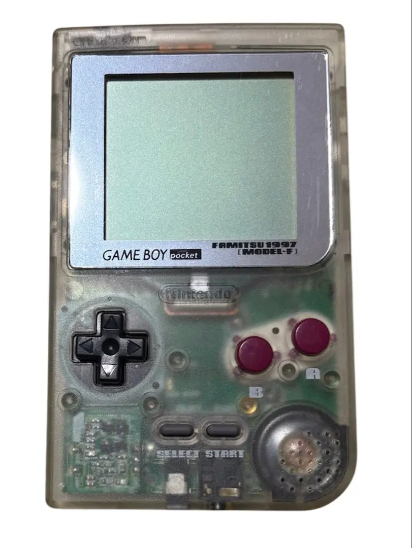Nintendo　ゲームボーイポケット　ファミ通限定モデル　極美品　任天堂 極美品‼️ ゲームボーイポケット ファミ通限定モデル スケルトン