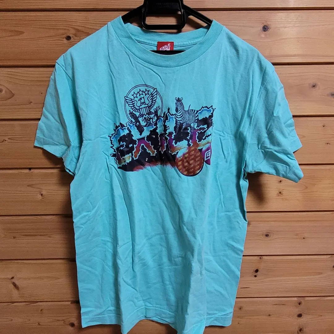 Thumbnail of EXILE Graphic T-shirt, Aqua Blue, Size L 【Rare】