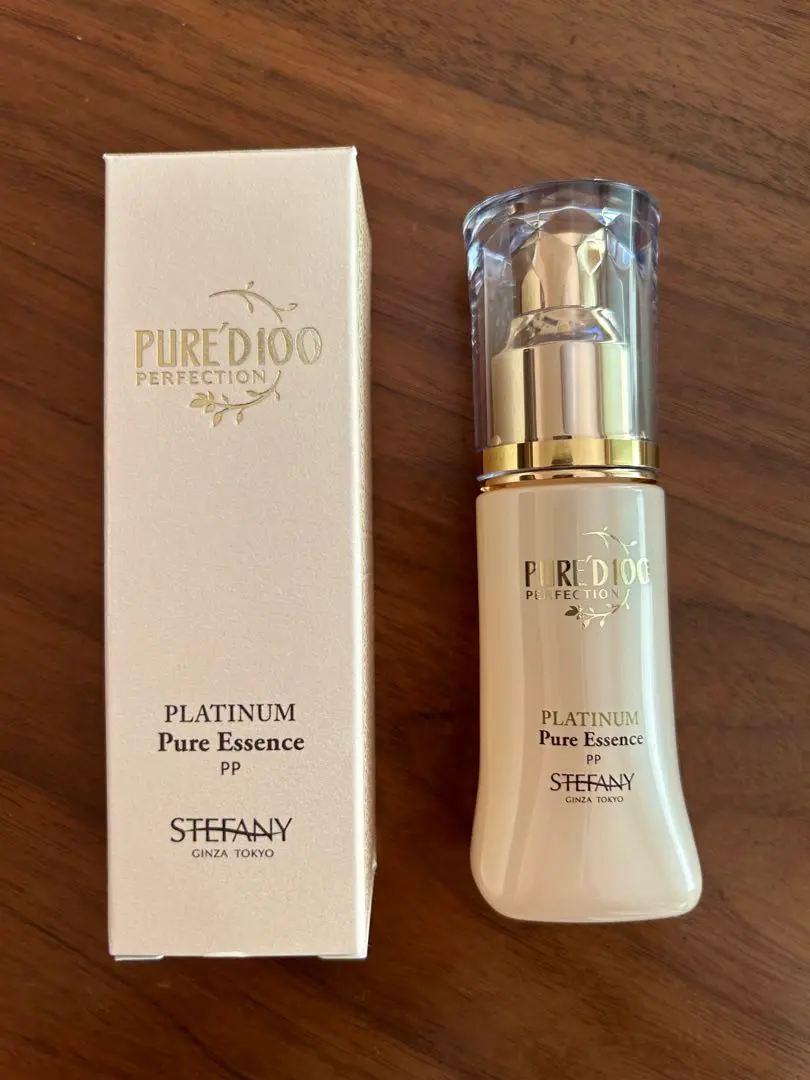 銀座ステファニー化粧品 ピュアエッセンス(ゴールド，プラチナ)【限定】 2セット 試してみた】PURE'D 100 PERFECTION ピュアエッセンスプラチナ