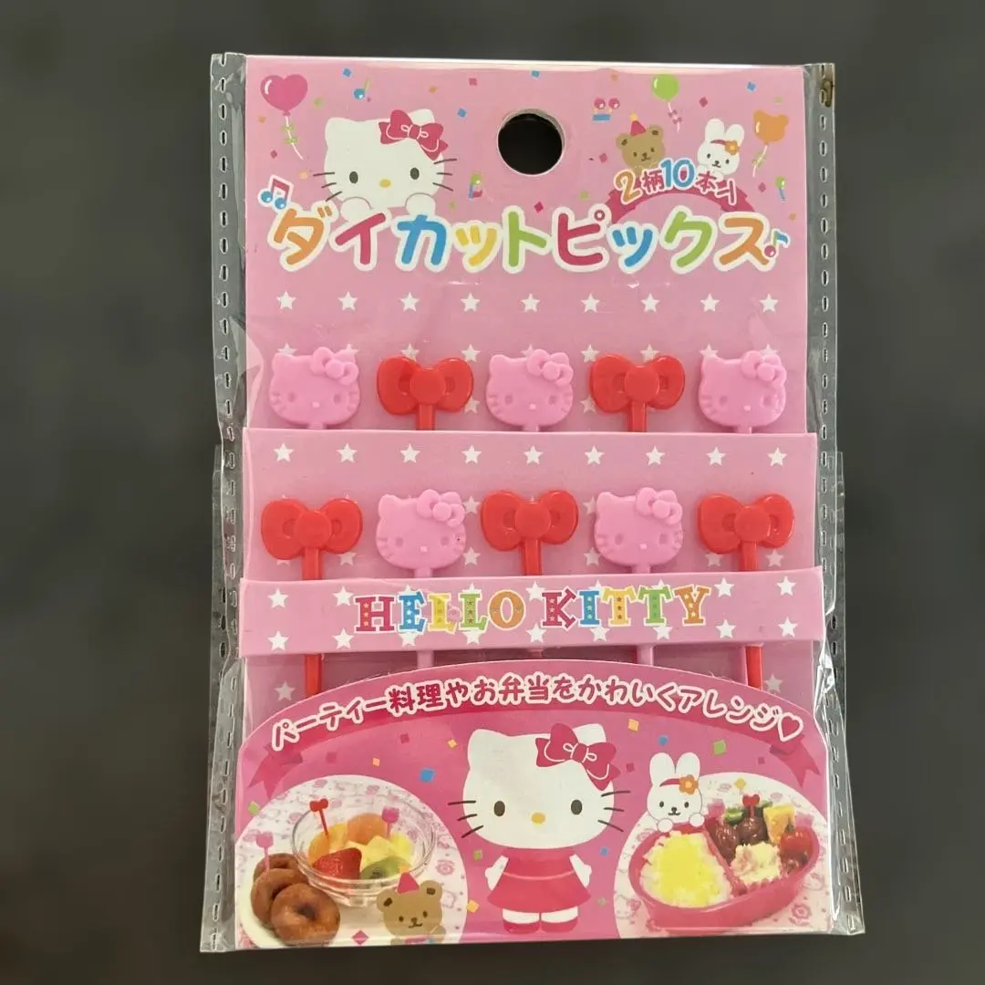 【新品未使用★2011年製】ハローキティ　ピックスセット　ピック　サンリオ　2個 ハローキティ50周年 The Future in Our Eyes｜サンリオ