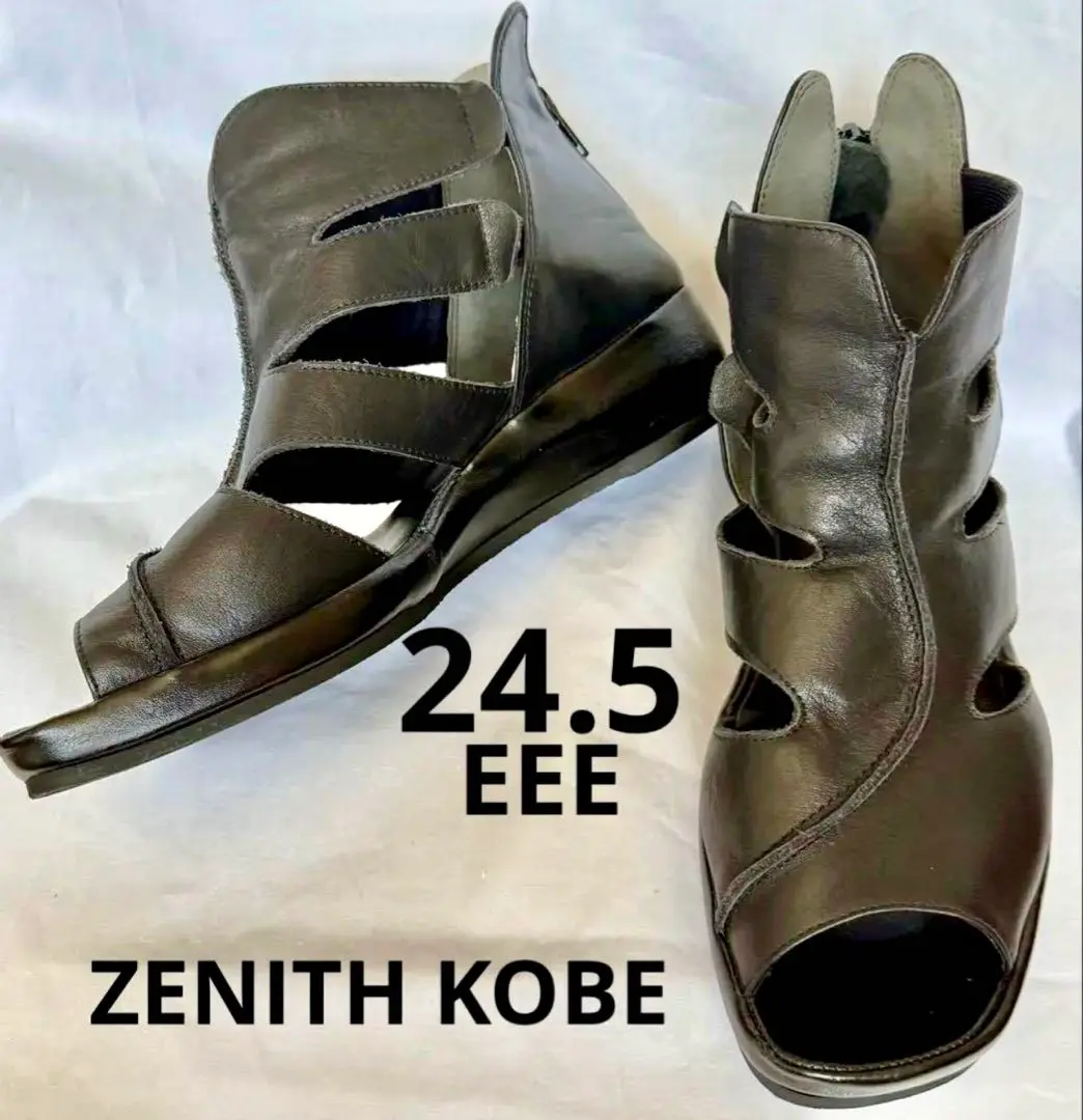 ★【ZENITH KOBE】ゼニスコウベ★レザー　ショートブーツ★23cmEEE 2025年最新】zenit kobeの人気アイテム - メルカリ
