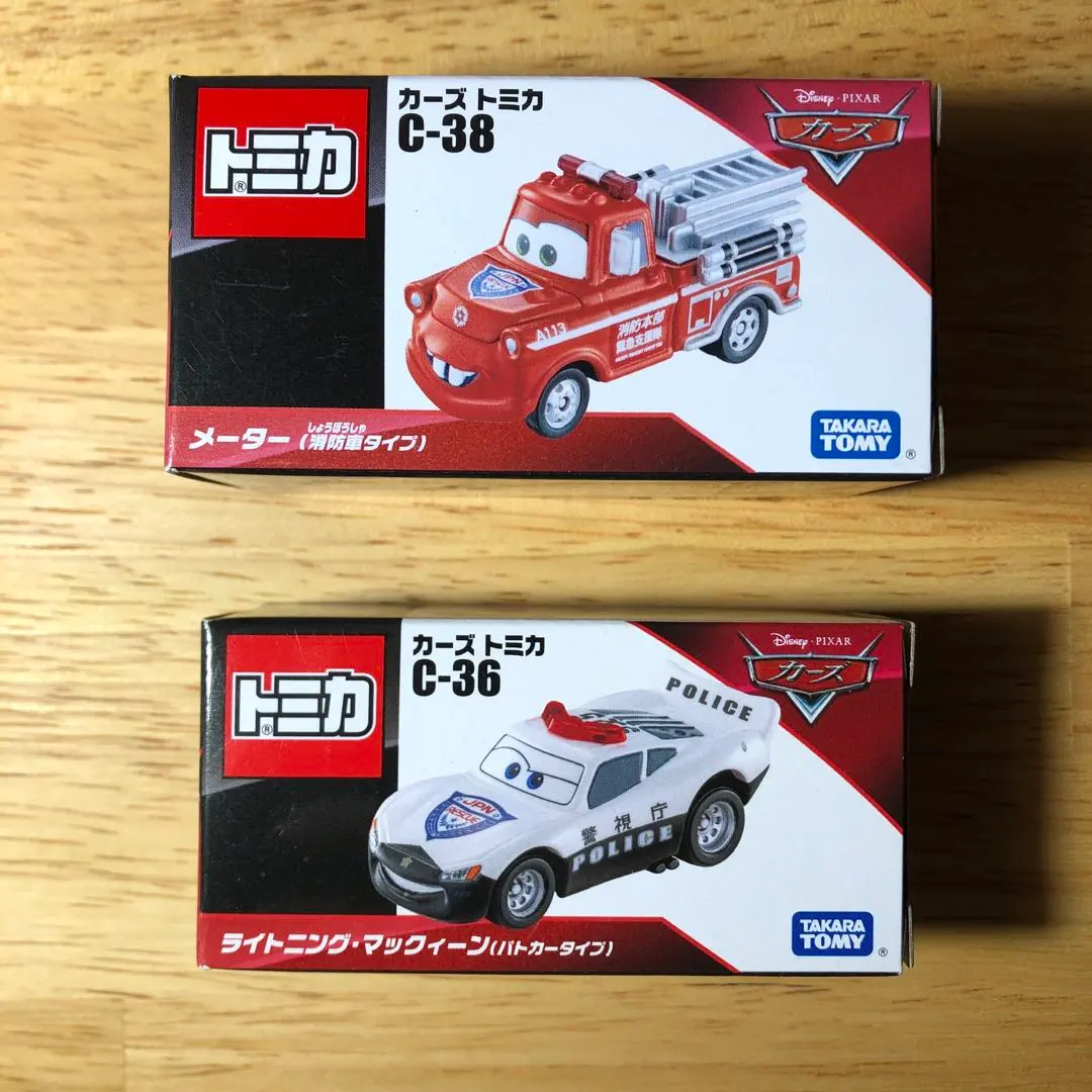 Thumbnail of Cars Tomica C-38 Mater & C-36 Lightning McQueen 2-piece set