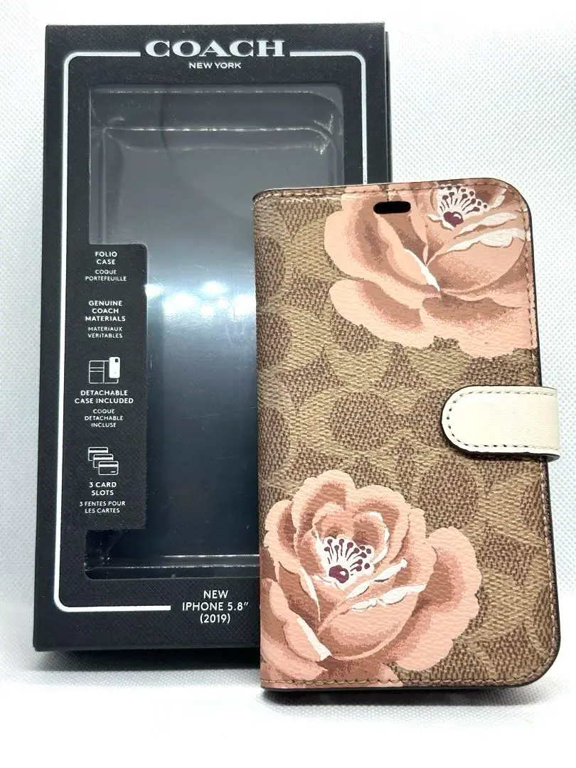 A031』☆正規品☆COACH iPhone11PorMaxケ–ス/ブラック