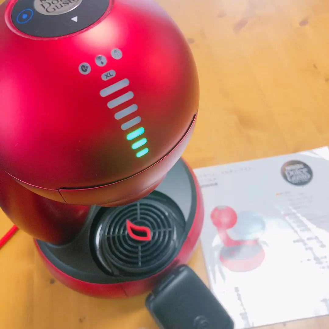 未使用！ネスカフェ ドルチェグスト エスペルタMD9779-RM レッドメタル ネスカフェドルチェグスト エスペルタ レッドメタル