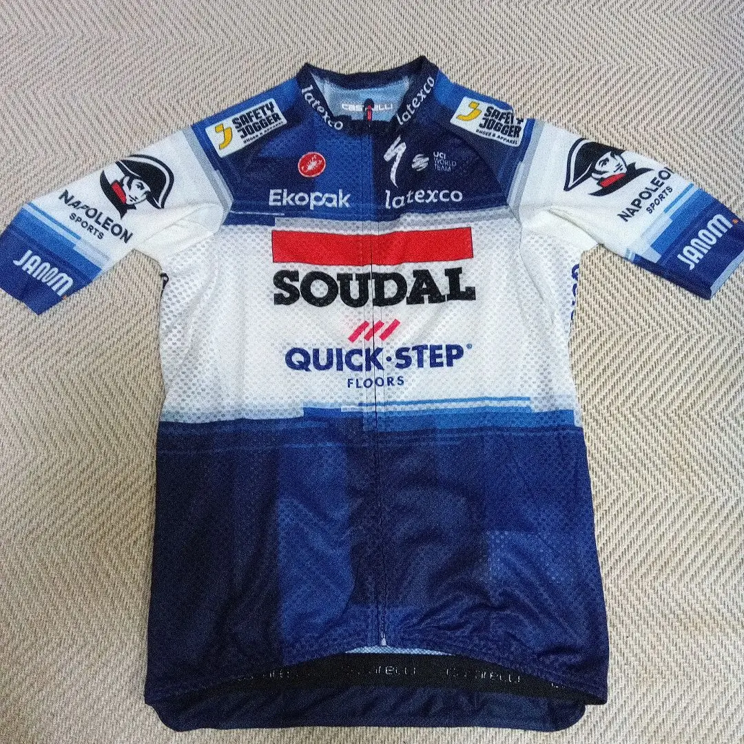 Soudal Quick-Step サイン入りジャージ Soudal Quick-Step - Castelli Cycling