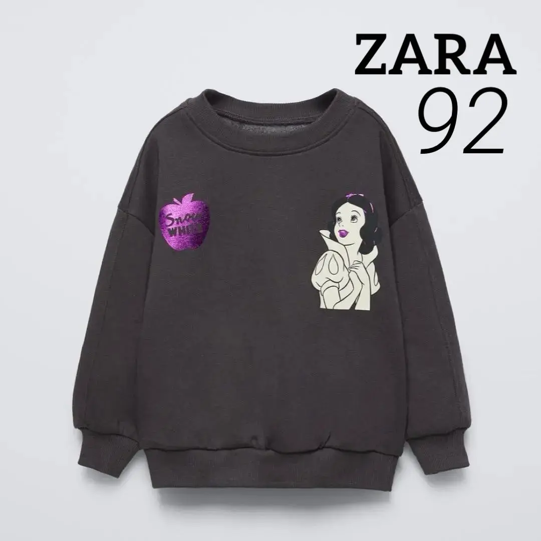 【レア】ザラ　ディズニープリンセス トレーナー ZARA ザラ ディズニー プリンセス プリント コラボ スウェット S