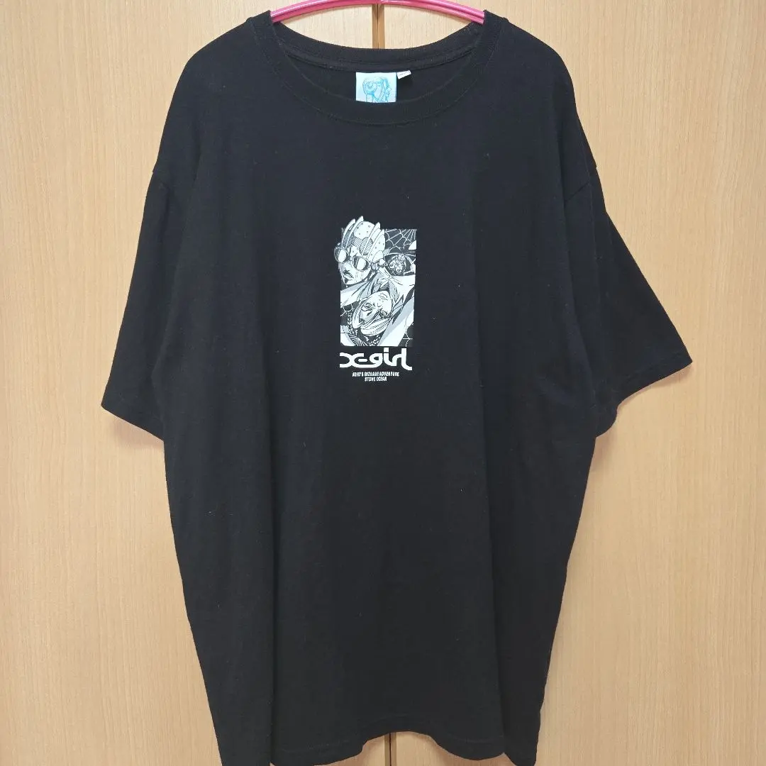 Thumbnail of X-girl JoJo's Bizarre Adventure T-shirt, Size L, Black