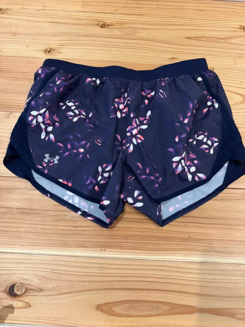 Thumbnail of Under Armour XL Navy Floral Running Shorts