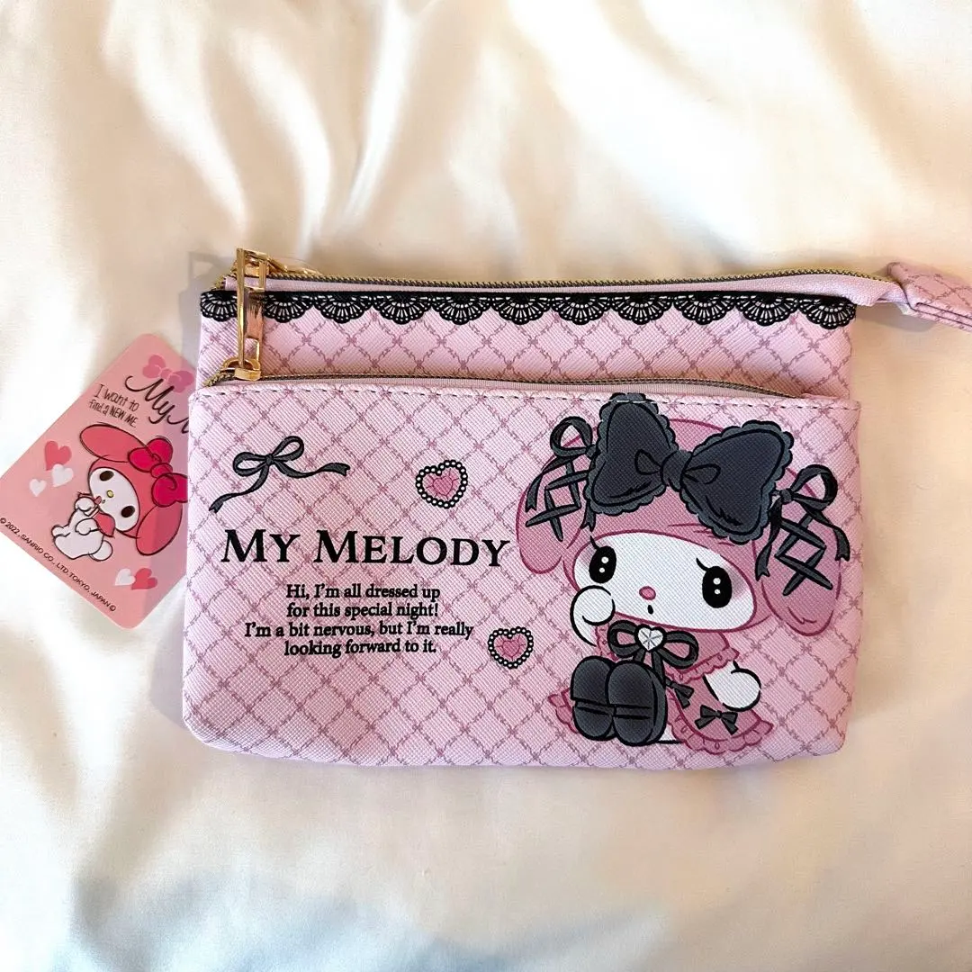 Thumbnail of ★ Sold Out ★ Midnight Melokuro My Melody Pouch