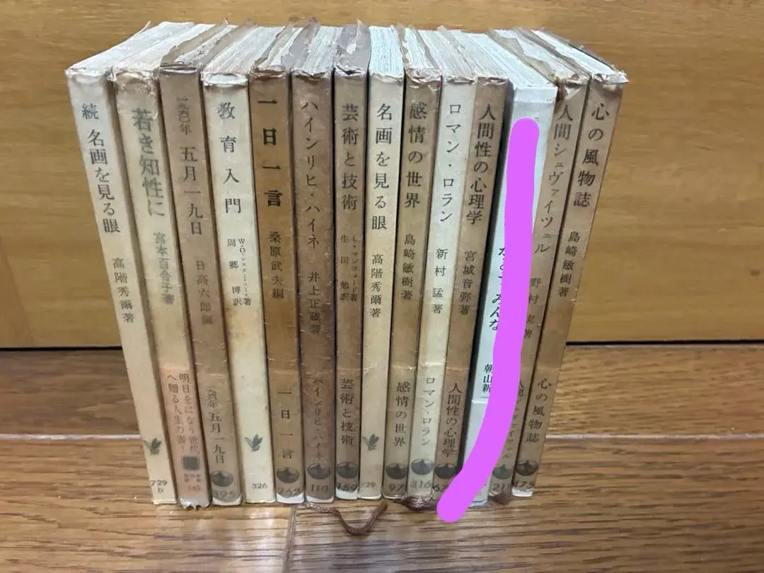 Thumbnail of Ending in October: 13 books including Iwanami Shinsho series, "The Eye for Seeing Masterpieces," "To Young Intellects," etc.