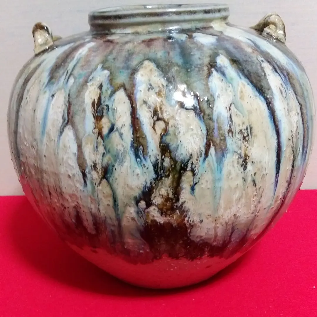 柚子流雙耳壺，信樂燒？ 的縮圖