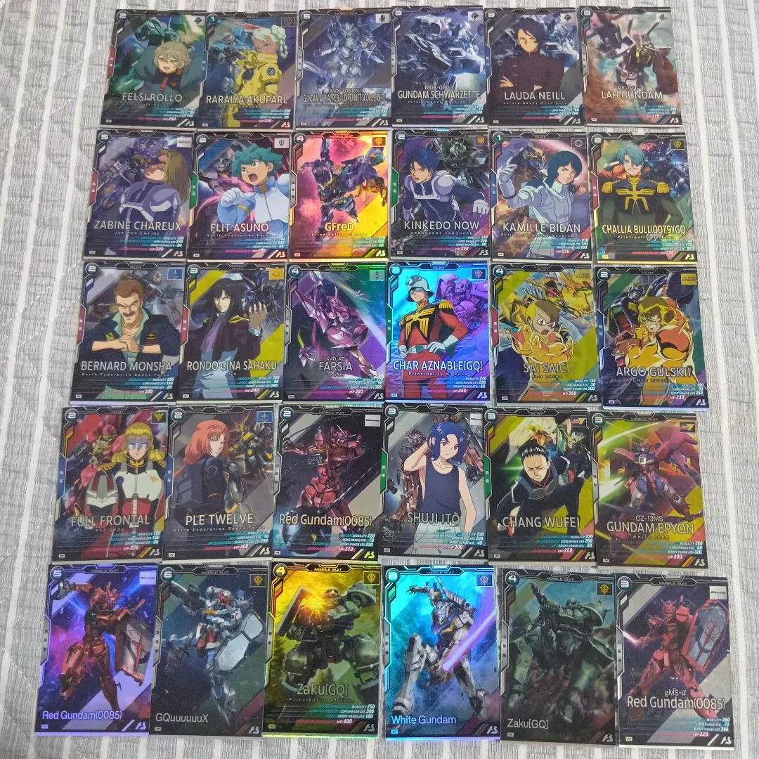 Thumbnail of Gundam Arsenal Base, FQ 4th expansion, Felsi, Lalah Sune, Puru 12, etc., 30 M cards